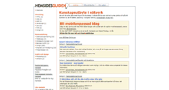 Desktop Screenshot of hemsidesguiden.com